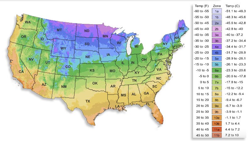 Updated USDA plant hardiness map shows warming trends - News - TurfNet