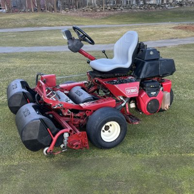 Toro GM3100 Riding Triplex Greensmower - Golf Course Maintenance Inventory  By CUTTING GREEN LLC TURF EQUIPMENT