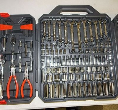  2024 Ships Free Crescent CTK180 180-Pc 1/4 & 3/8 Dr 6-Pt SAE/Metric Tool Set