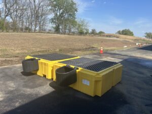 2 IBC Spill Containment Pallets