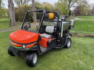 Chem Turf VSC 2oo Gallon Sprayer on a 2014 Cushman Truckster