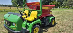 2016 John Deere 2030A 4WD Diesel Progator and Propass 180 Topdresser