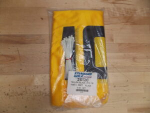 9 – New Old Stock Standard Grommet Flags 10-18 Venti-Knit Yellow & Black
