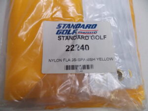9 – Standard Nylon Grommet Flags 10-18 SPANISH YELLOW NO Numbers SHIPS FREE