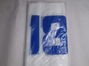 9 – New Standard Grommet Flags 10-18 Nylon White/ Blue SHIPS FREE