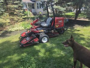 Very clean Toro 3500 D sidewinder 3 wd rotary mower