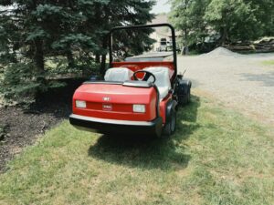 2019 Toro HDX D workman with turfco spin topdresser