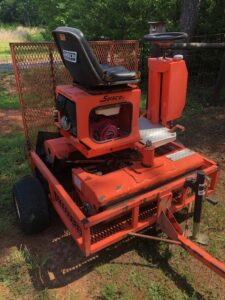 Salsco 8 hp Roller and Trailer .