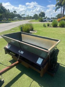 Turfco Mete-R-matic II tow-type top dresser