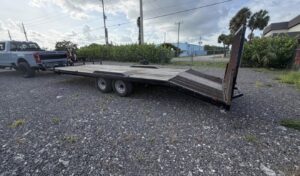 24′ Custom Low Pro Deck Over Trailer