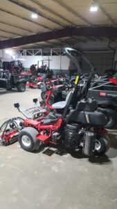 Three 2016 Toro Greensmaster 3300 Triflex mowers for sale
