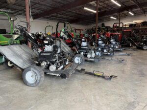 6 – 2019 JACOBSEN ECLIPSE 2 HYBRID mowers w/ trailers